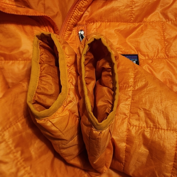 Men's Patagonia Nano Pullover. Orange. Size L. Like NEW - Picture 6 of 8